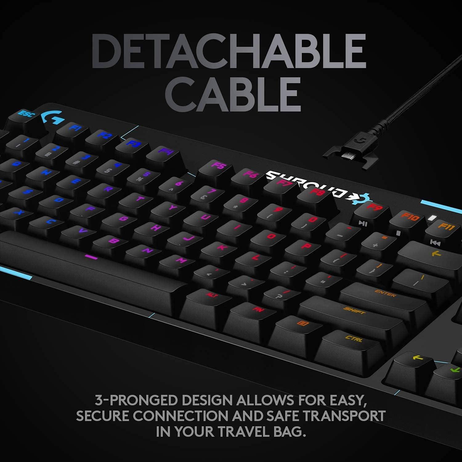 imageLogitech G PRO Mechanical Gaming Keyboard  Shroud Edition