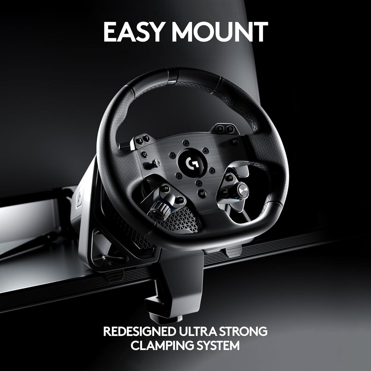 imageLogitech G PRO Racing Wheel  Steering Wheel for PC Xbox Series XS Xbox One Direct Drive 11 Nm Force UltraRealistic Feedback Magnetic Gear Shift Paddles Dual Clutch PRO Button LayoutPC