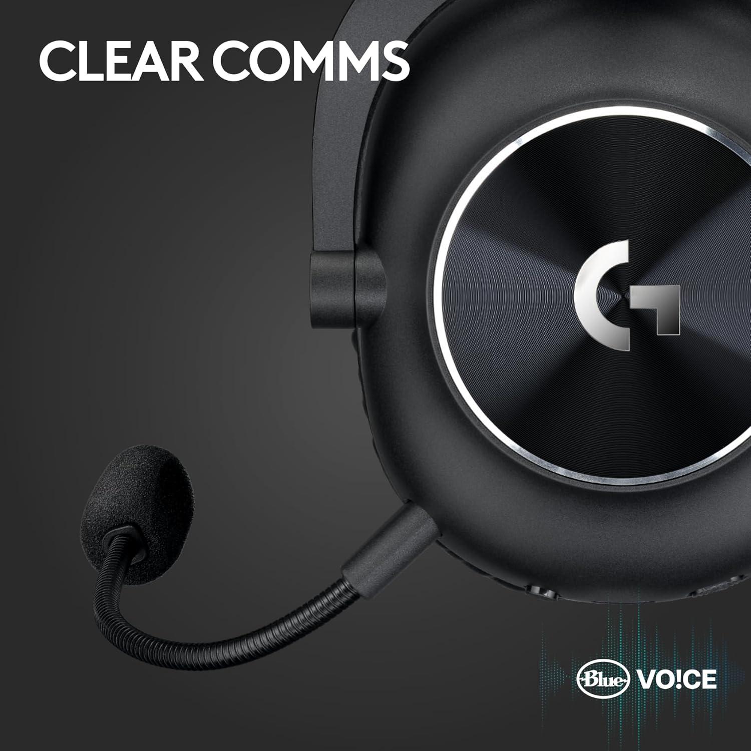 imageLogitech G PRO X 2 Lightspeed Wireless Gaming Headset Wireless Gaming Headphones with Mic 50mm Graphene Drivers 202071 Surround BluetoothUSB35mm Aux for PS4PS5PCNintendo Switch  WhiteBlack