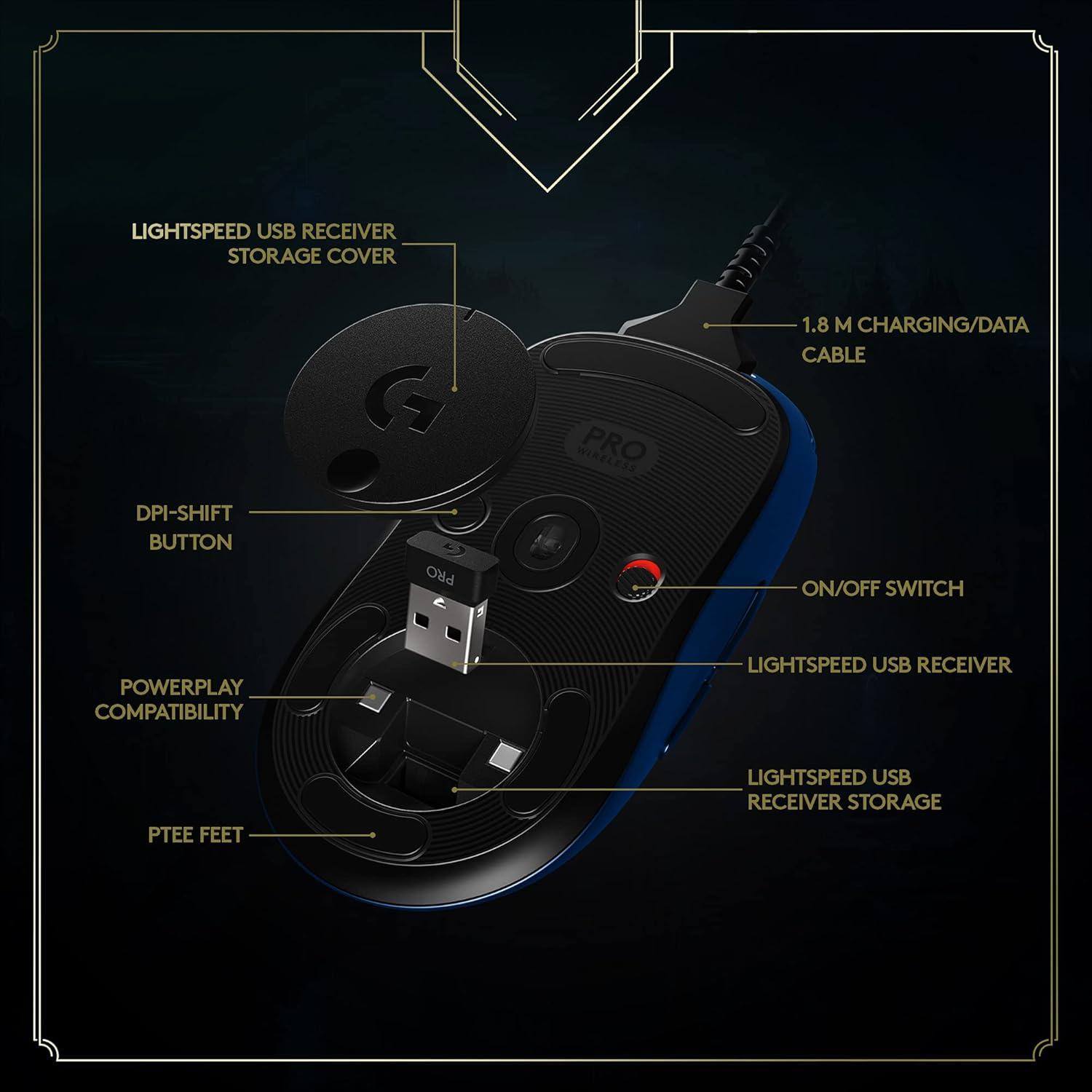 imageLogitech G Pro Wireless Gaming Mouse  League of Legends Edition