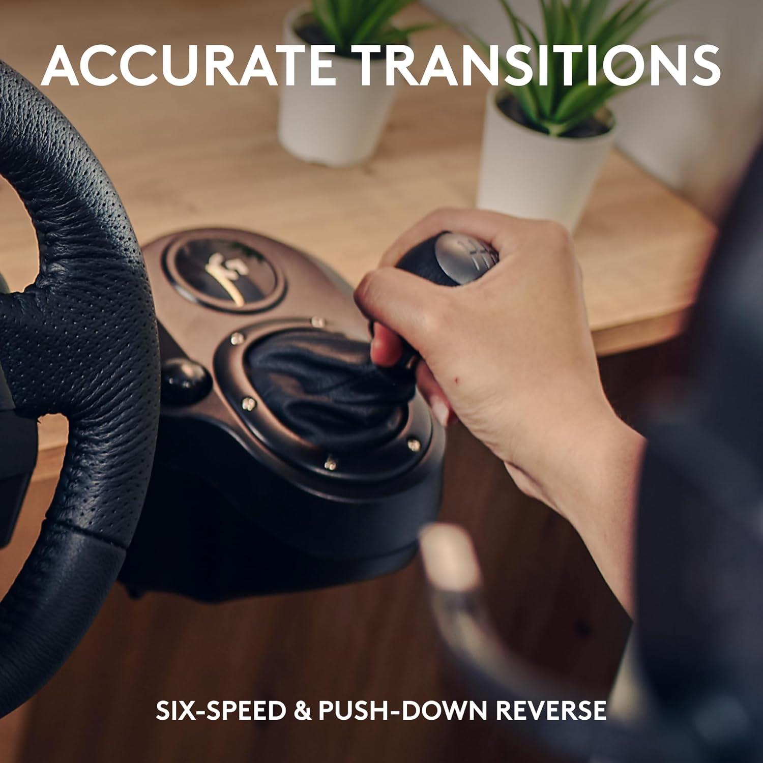 imageLogitech G29 Driving Force Racing Wheel and Pedals Force Feedback Real Leather  Logitech G Driving Force Shifter  For PS5 PS4 and PC Mac  BlackXbox XS  Xbox One  PCMac