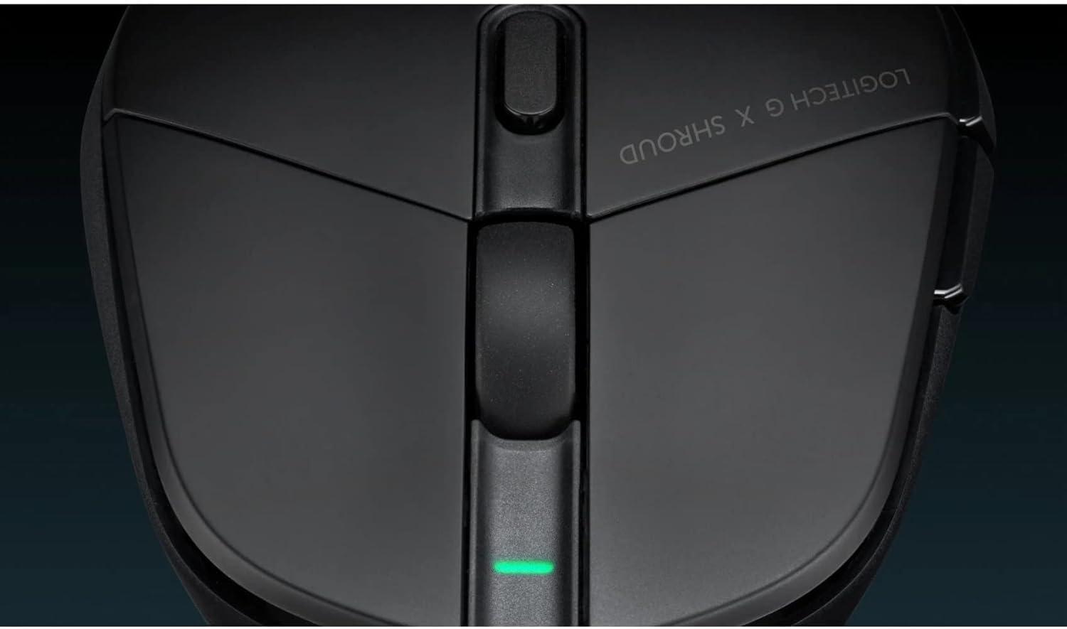 imageLogitech G303 Shroud Edition Wireless Gaming Mouse  LIGHTSPEED HERO 25K  25600 DPI  75 grams  5buttons  PC  BlackG303 Shroud Edition