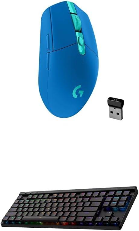 imageLogitech G305 LIGHTSPEED Wireless Gaming Mouse Hero 12K Sensor 12000 DPI Lightweight 6 Programmable Buttons 250h Battery Life OnBoard Memory PCMac  LilacBlue