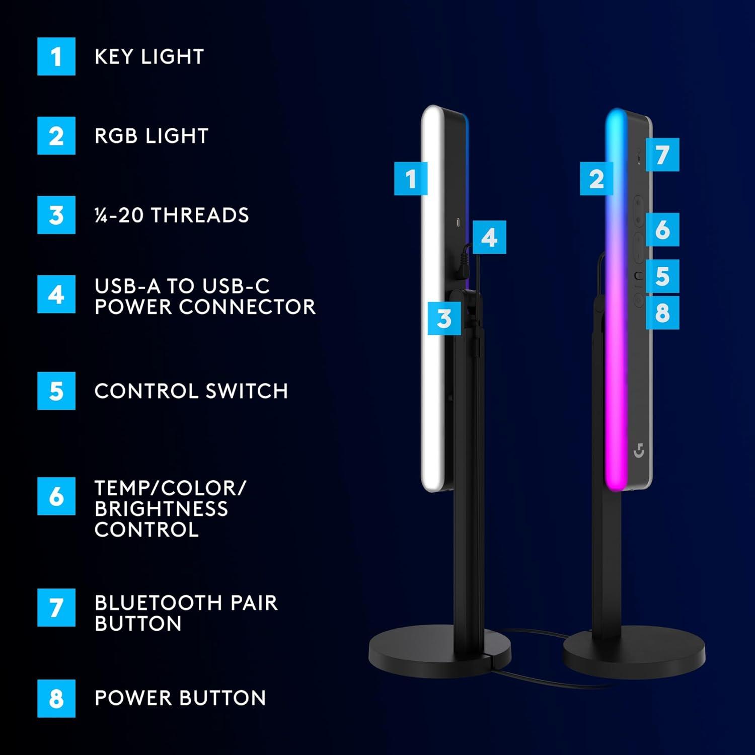 imageLogitech G733 LIGHTSPEED Wireless Gaming Headset with suspension headband LIGHTSYNC RGB Blue VOCE mic technology and PROG audio drivers  LilacBlue