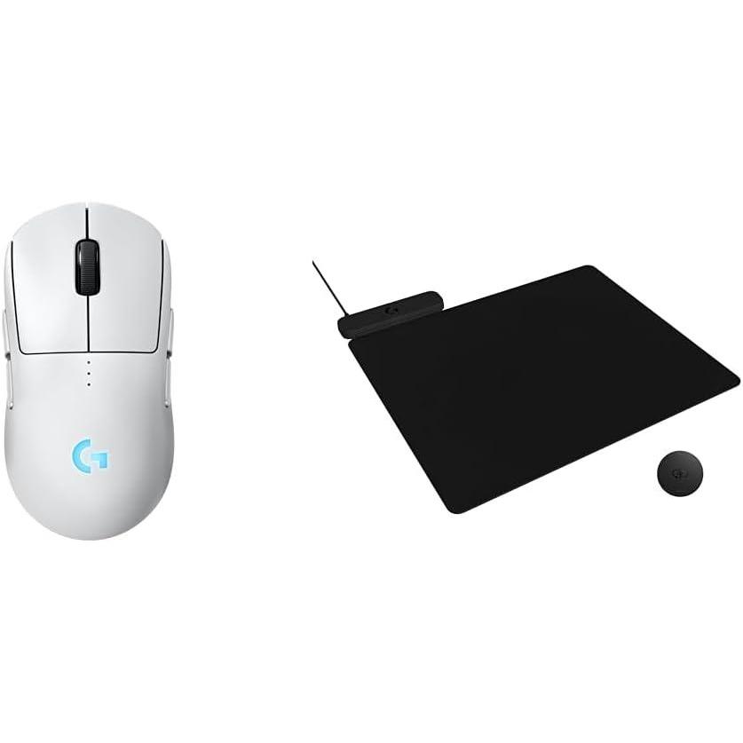 imageLogitech G PRO 2 Lightspeed Wireless Gaming Mouse Right or LeftHanded Mouse with up to 4 Customizable and Switchable Magnetic Side Buttons 44K DPI Sensor USBC Charging for PCMac  BlackWhite