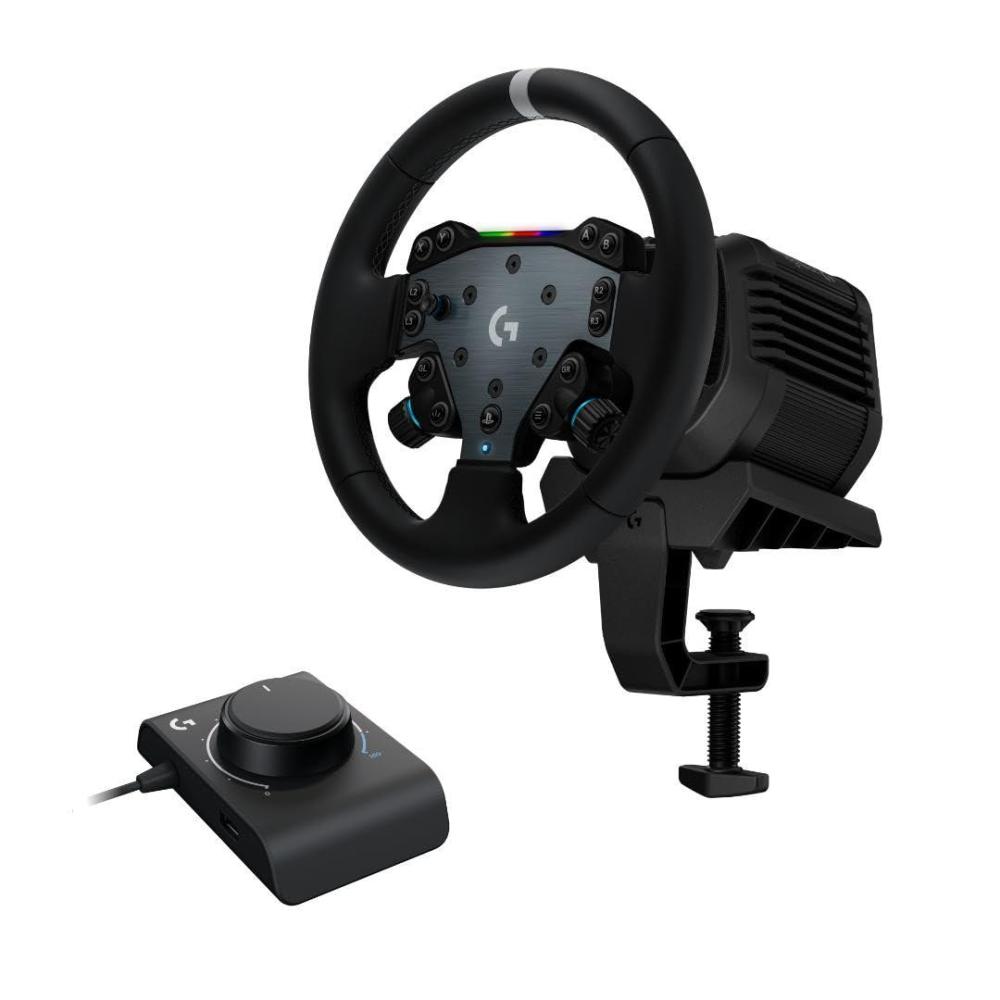 imageLogitech G RS50 System 3Piece Sim Racing Steering Wheel Setup  RS50 Wheel base with 8 Nm Direct Drive RS Wheel Hub with 13 Buttons and RS Round Wheel 11inch  For PS5PS4PCPlaystation  PC