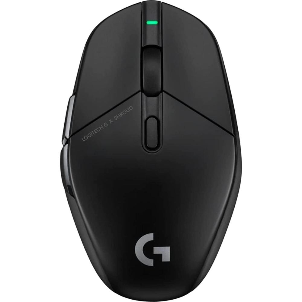 imageLogitech G303 Shroud Edition Wireless Gaming Mouse  LIGHTSPEED HERO 25K  25600 DPI  75 grams  5buttons  PC  BlackG303 Shroud Edition