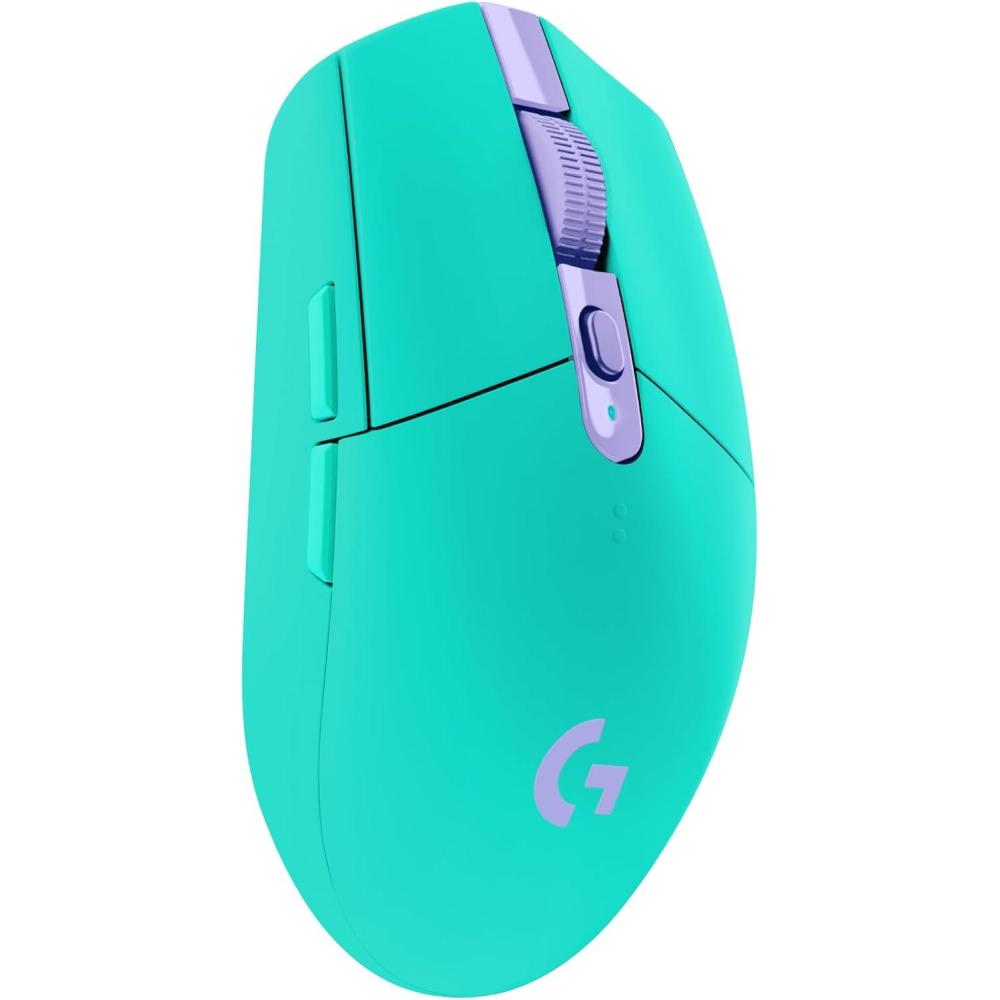 imageLogitech G305 LIGHTSPEED Wireless Gaming Mouse Hero 12K Sensor 12000 DPI Lightweight 6 Programmable Buttons 250h Battery Life OnBoard Memory PCMac  LilacMint