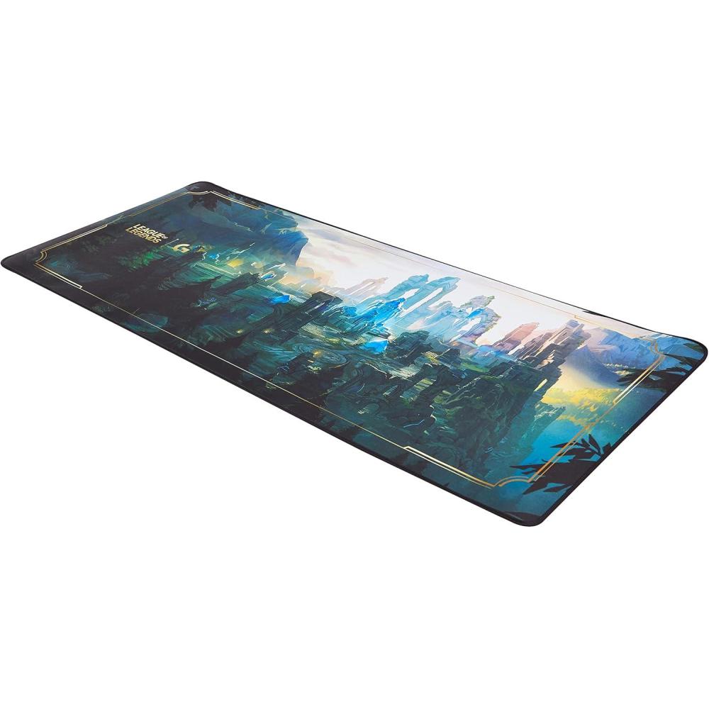 imageLogitech G840 XL Cloth Gaming Mouse Pad Thin Pad Stable Rubber Base Performancetuned Moderate surface friction Durable tube for transport  BlackLoL