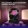 Logitech G Astro A50 X Omni-Platform Wireless Gaming Headset + Base Station for PS5, Xbox, PC: PLAYSYNC Video & Audio Switcher, HDMI 2.1 4K 120Hz VRR, <24 bit/48 kHz, 24hr Battery, 2.4GHz & BT - White(Black)