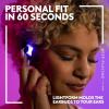 Logitech G FITS True Wireless Gaming Earbuds, Custom Molded Fit, Lightspeed + Bluetooth, Four Beamforming Microphones, PC, Mac, PS5, PS4, Mobile, Nintendo Switch – White(White)