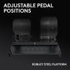 Logitech G RS Pedals – Sim Racing Pedals with 75 kg Load Cell Brake, Adjustable Pedal Positions, Modular Design, Robust Extendable Steel Frame