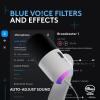 Logitech G Yeti GX Dynamic RGB Gaming Microphone, Podcast Microphone with LIGHTSYNC, Blue VO!CE, G HUB Control, USB Plug and Play – White(White)