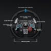 Logitech G29 Driving Force Racing Wheel and Pedals, Force Feedback, Real Leather + Logitech G Driving Force Shifter – For PS5, PS4 and PC, Mac – Black(PS5  PS4  PC/Mac)