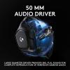 Logitech G432 Wired Gaming Headset, 7.1 Surround Sound, DTS Headphone:X 2.0, Flip-to-Mute Mic, PC (Leatherette) Black/Blue(Surround)