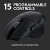 Logitech G604 LIGHTSPEED Gaming Mouse with 15 programmable controls, up to 240 hour battery life, dual wireless connectivity modes, hyper-fast scroll wheel – Black(Mouse Only)