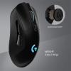 Logitech G703 Lightspeed Wireless Gaming Mouse W/Hero 25K Sensor, PowerPlay Compatible, Lightsync RGB, Lightweight 95G+10G Optional, 100-25, 600 DPI, Rubber Side Grips – Black(Mouse)