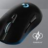 Logitech G703 Lightspeed Wireless Gaming Mouse W/Hero 25K Sensor, PowerPlay Compatible, Lightsync RGB, Lightweight 95G+10G Optional, 100-25, 600 DPI, Rubber Side Grips – Black(Mouse)
