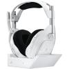 Logitech G Astro A50 X Omni-Platform Wireless Gaming Headset + Base Station for PS5, Xbox, PC: PLAYSYNC Video & Audio Switcher, HDMI 2.1 4K 120Hz VRR, <24 bit/48 kHz, 24hr Battery, 2.4GHz & BT - White(White)