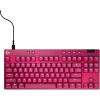 Logitech G PRO X 60 Lightspeed Wireless Gaming Keyboard, Ultra Compact TKL 60% Mechanical Keyboard for Windows PC, LIGHTSYNC RGB, Dual-Shot PBT Keycaps, GX Optical Tactile Switches – Black(Magenta)
