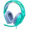 Logitech G335 Wired Gaming Headset, with Flip to Mute Microphone, 3.5mm Audio Jack, Memory Foam Earpads, Lightweight – Mint(One Size)