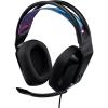 Logitech G535 LIGHTSPEED Wireless Gaming Headset – Lightweight on-ear headphones, flip to mute mic, stereo, USB rechargeable – Black(Black)