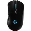 Logitech G703 Lightspeed Wireless Gaming Mouse W/Hero 25K Sensor, PowerPlay Compatible, Lightsync RGB, Lightweight 95G+10G Optional, 100-25, 600 DPI, Rubber Side Grips – Black(Mouse)