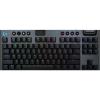 Logitech G915 X Lightspeed TKL Wireless Mechanical Gaming Keyboard, Double-Shot PBT Keycaps, Fully Programmable Keys, RGB Backlit Mac/PC Gaming Keyboards, Aluminum Finish, GL Clicky Switches, Black(Black)