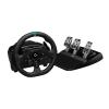 Logitech G923 Racing Wheel and Pedals, TRUEFORCE up to 1000 Hz Force Feedback, Gaming Steering Wheel PS5, PS4, PC, Mac, Genuine Leather- Black(Playstation|PC)