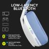 Logitech G435 LIGHTSPEED and Bluetooth Wireless Gaming Headset – Lightweight over-ear headphones, built-in mics, 18h battery, compatible with Dolby Atmos, PC, Mobile – White