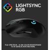 Logitech G403 Hero 25K Gaming Mouse, Lightsync RGB, Lightweight 87G+10G optional, Braided Cable, 25, 600 DPI, Rubber Side Grips, Black(G403 Hero)