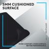 Logitech G740 Large Thick Gaming Mouse Pad, Optimized for Gaming Sensors, Moderate Surface Friction, Non-Slip Mouse Mat, Mac and PC Accessories, 460 x 600 x 5 mm(18.1L x 23.6W inches)