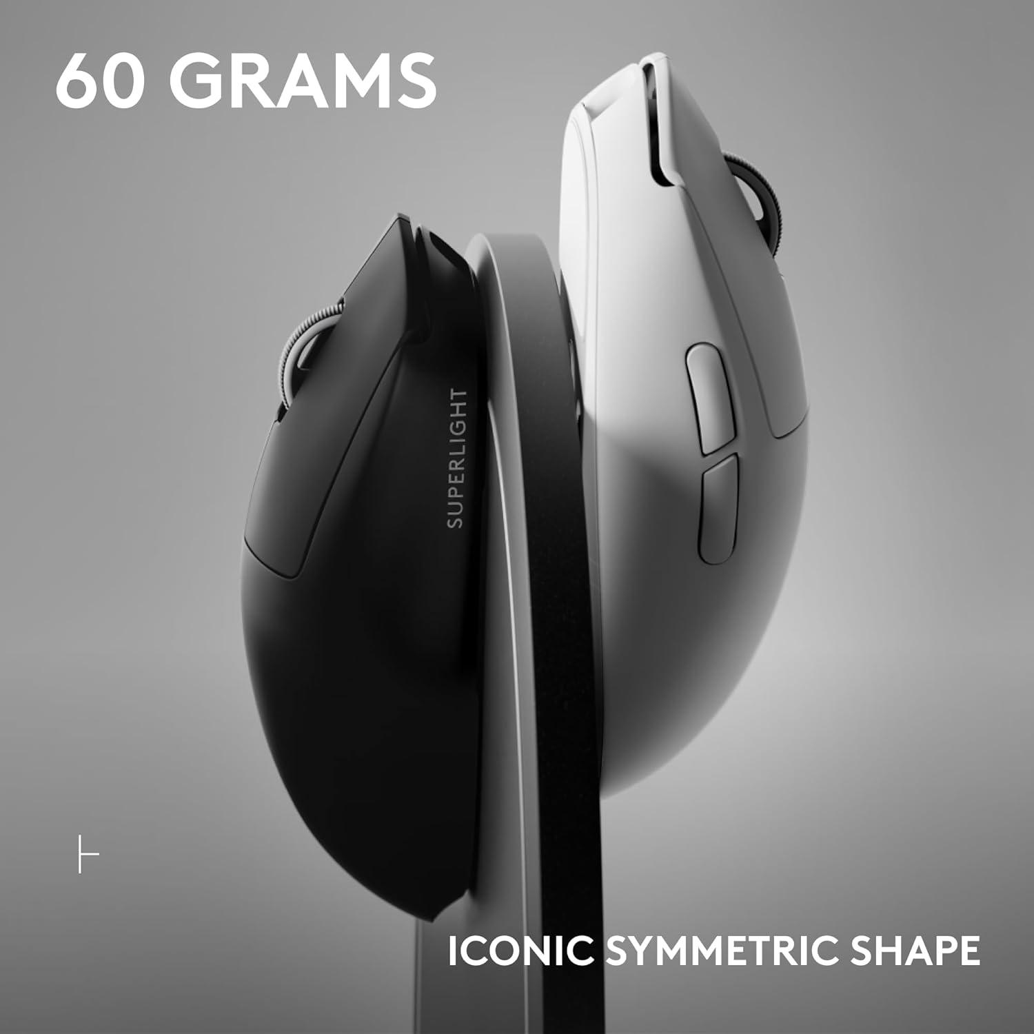 image:imageLogitech G PRO X Superlight 2 SE Wireless Gaming Mouse 60 g proGrade Mouse with 5 programmable Buttons 44K DPI Sensor 888 IPS 1 kHz Report Rate USBC Charging for PCMac WhiteWhite
