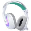 Logitech G522 Lightspeed Wireless Gaming Headset, LIGHTSYNC RGB, Full Bandwidth Mic & Advanced Synchronized Audio, Tri-Connectivity with Lightspeed, Bluetooth, USB-A to USB-C for PC – White(White)
