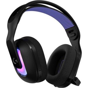 Logitech G522 Lightspeed Wireless Gaming Headset, LIGHTSYNC RGB, Full Bandwidth Mic & Advanced Synchronized Audio, Tri-Connectivity with Lightspeed, Bluetooth, USB-A to USB-C for PC – White(Black)