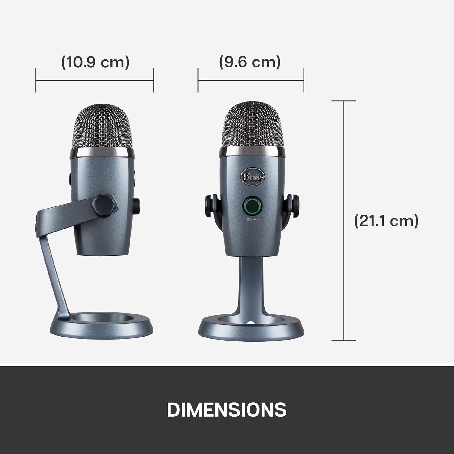 image:imageLogitech for Creators Blue Yeti Nano USB Microphone for Gaming Streaming PodcastingTwitch YouTube Discord Recording for PC and Mac Plug amp Play Shadow GreyShadow Grey