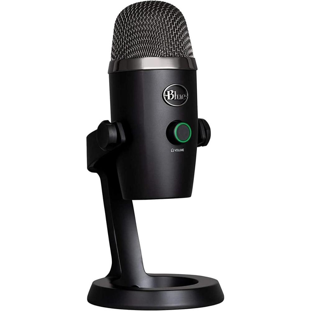 image:imageLogitech for Creators Blue Yeti Nano USB Microphone for Gaming Streaming PodcastingTwitch YouTube Discord Recording for PC and Mac Plug amp Play Shadow GreyBlackout