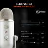 Logitech Creators Blue Yeti USB Microphone for Gaming, Streaming, Podcast, YouTube, Discord, PC, Studio Sound, Plug & Play-Silver(Silver)