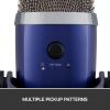 Logitech for Creators Blue Yeti Nano USB Microphone for Gaming, Streaming, Podcasting,Twitch, YouTube, Discord, Recording for PC and Mac, Plug & Play – Shadow Grey(Vivid Blue)
