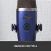 Logitech for Creators Blue Yeti Nano USB Microphone for Gaming, Streaming, Podcasting,Twitch, YouTube, Discord, Recording for PC and Mac, Plug & Play – Shadow Grey(Vivid Blue)