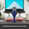 Logitech for Creators Blue Yeti Nano USB Microphone for Gaming, Streaming, Podcasting,Twitch, YouTube, Discord, Recording for PC and Mac, Plug & Play – Shadow Grey(Vivid Blue)