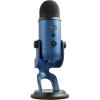 Logitech Creators Blue Yeti USB Microphone for Gaming, Streaming, Podcast, YouTube, Discord, PC, Studio Sound, Plug & Play-Silver(Midnight Blue)