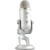 Logitech Creators Blue Yeti USB Microphone for Gaming, Streaming, Podcast, YouTube, Discord, PC, Studio Sound, Plug & Play-Silver(Silver)