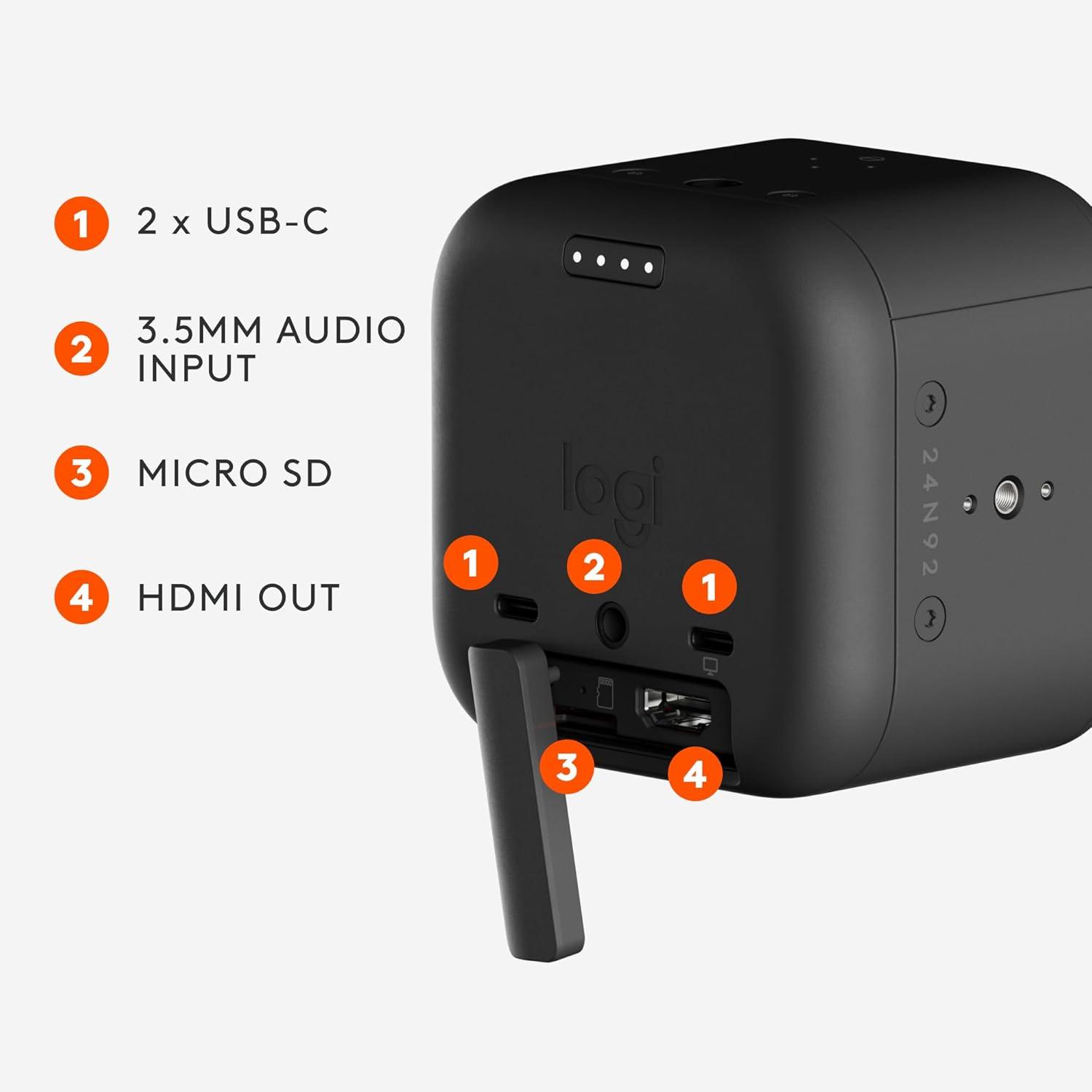 image:imageLogitech for Creators Mevo Core Wireless Live Streaming Camera 4K Video Camera with Interchangeable Lens Multicam Ready Intuitive App ControlCamera