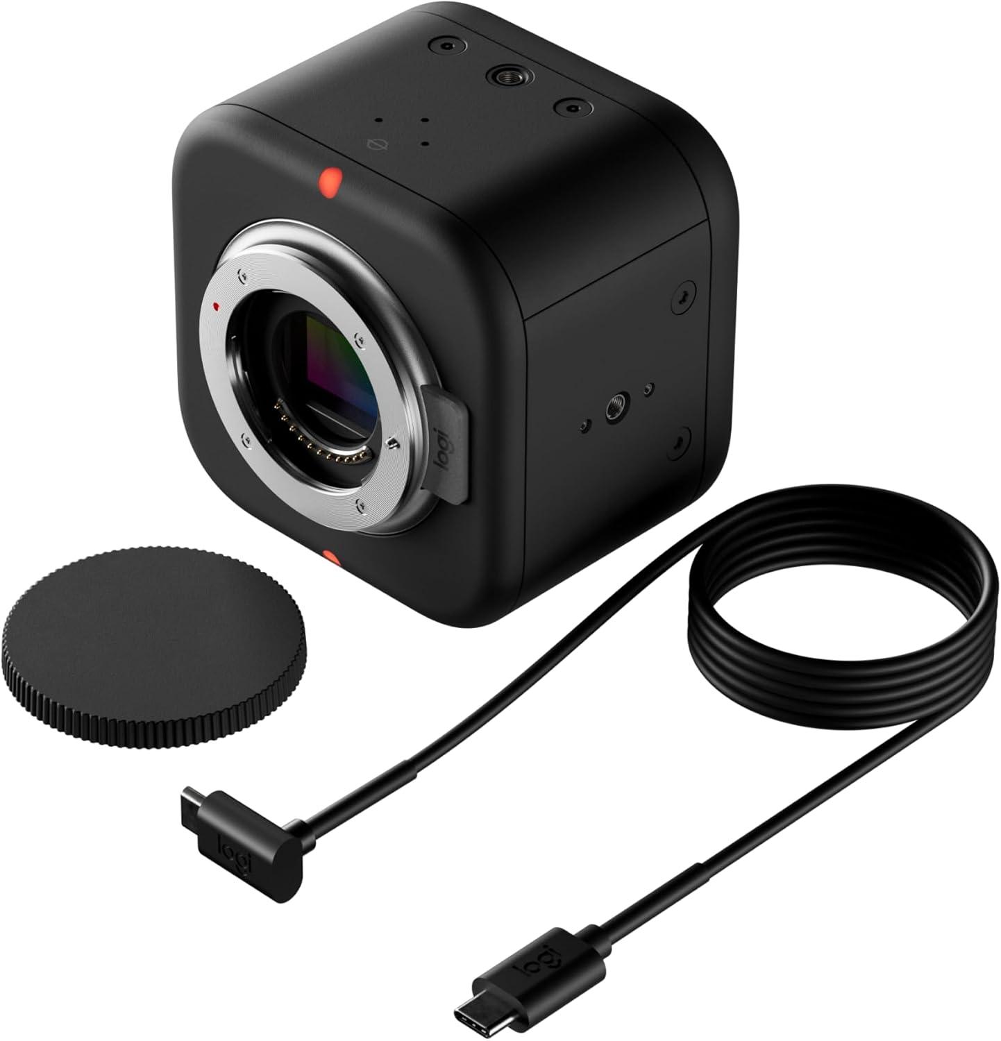 image:imageLogitech for Creators Mevo Core Wireless Live Streaming Camera 4K Video Camera with Interchangeable Lens Multicam Ready Intuitive App ControlCamera