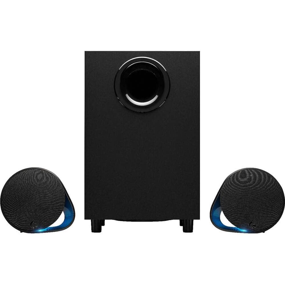 image:imageLogitech G560 PC Gaming Speaker System with 71 DTSX Ultra Surround Sound Game Based LIGHTSYNC RGB Two Speakers and Subwoofer Bluetooth USB Immersive Gaming Experience BlackSpeakers