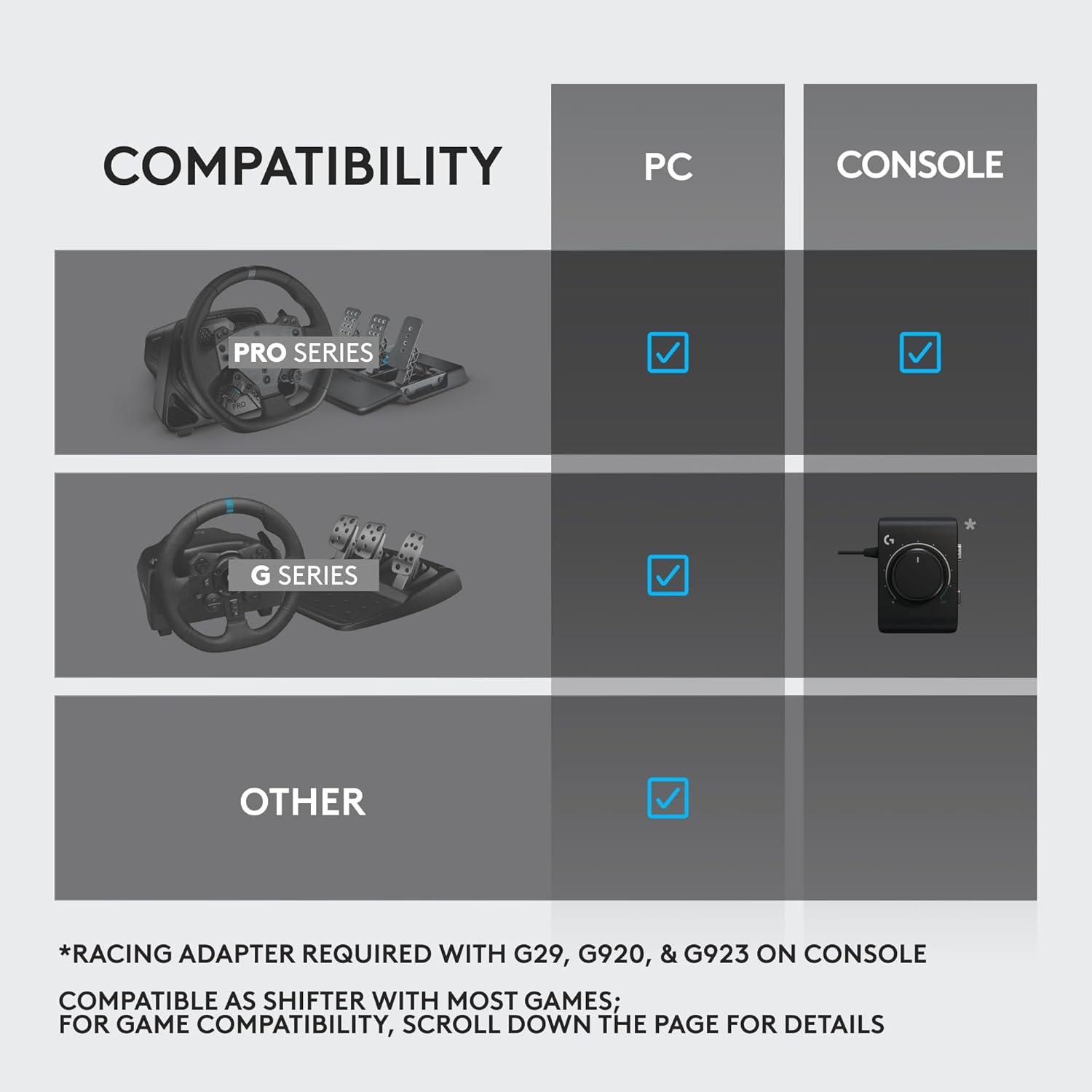 image:imageLogitech G RS HSHIFTER Sim Racing Gear Shifter compatible with PRO RS50 Racing Wheel Base for consoles PlayStation 5 Playstation 4 XboxSeries XS XboxOne and PCRS Series