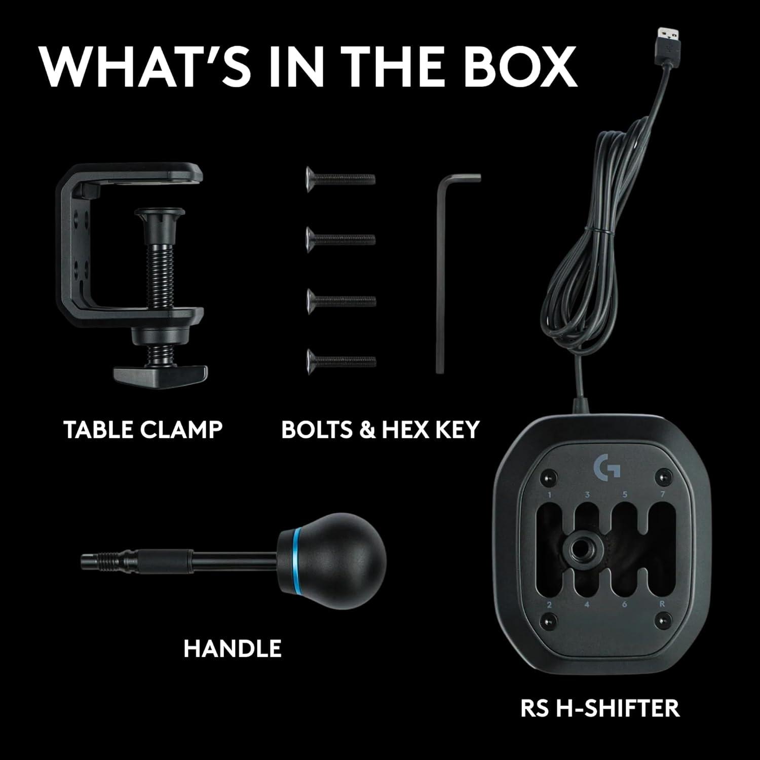 image:imageLogitech G RS HSHIFTER Sim Racing Gear Shifter compatible with PRO RS50 Racing Wheel Base for consoles PlayStation 5 Playstation 4 XboxSeries XS XboxOne and PCRS Series