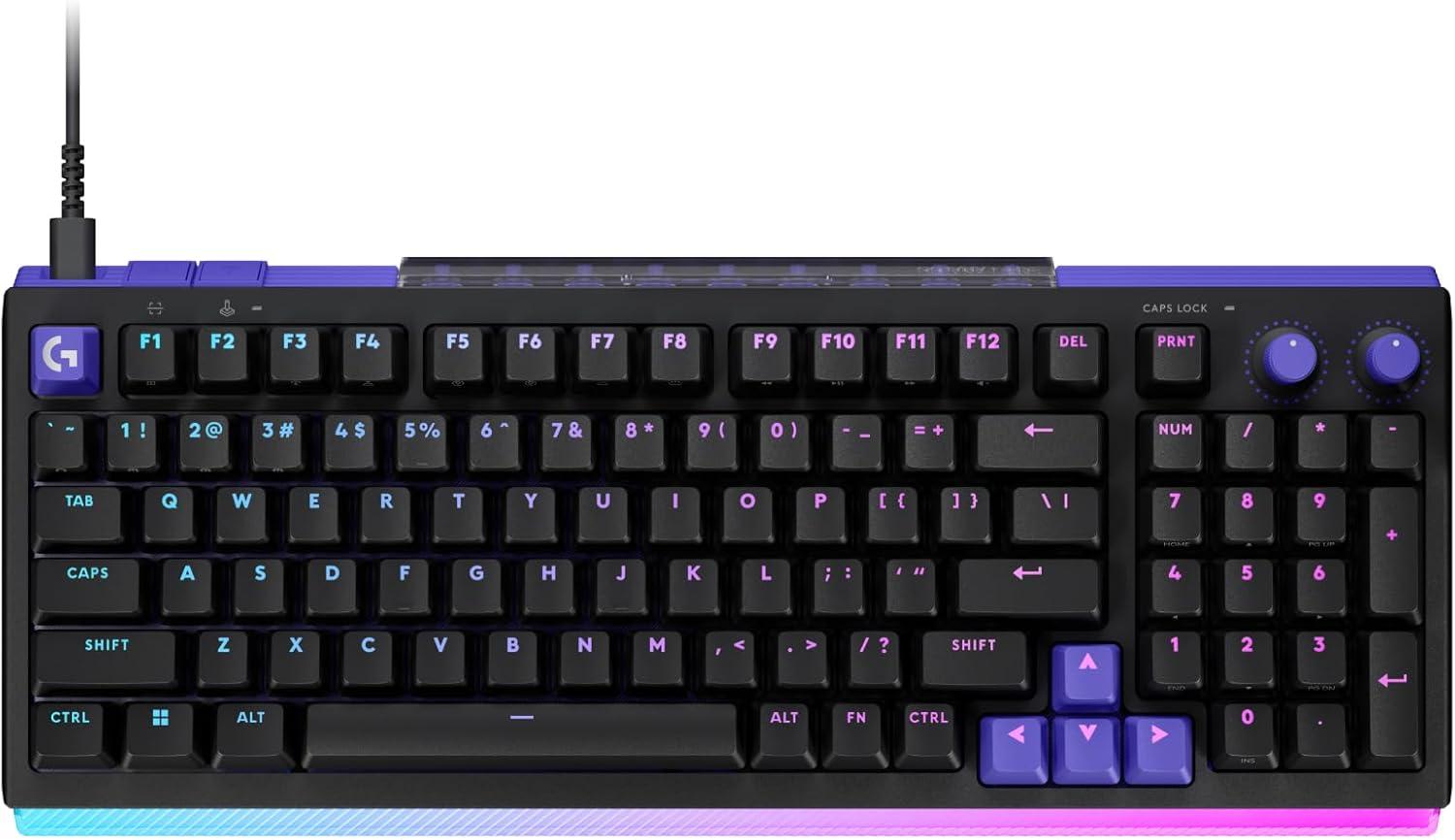 image:imageLogitech G512 X 75 Dual SWAP HotSwappable TMR AnalogMechanical Gaming Keyboard Tactile 8K Polling Rate Custom Actuation 0140 mm Rapid Trigger LIGHTSYNC RGB Wired PC Mac BlackBlack
