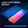 Logitech G G512 X Palm Rest 98, LIGHTSYNC RGB Lightbar-Amplifying Acrylic Palm Rest, Laser Etched, Premium Support for G512 X 98 Gaming Keyboard.(75 percent)